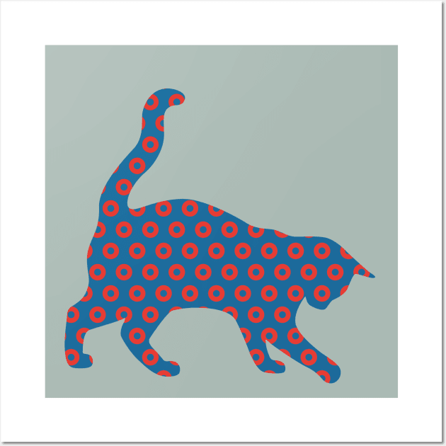 Phish Your Pet Cat Donuts Wall Art by NeddyBetty